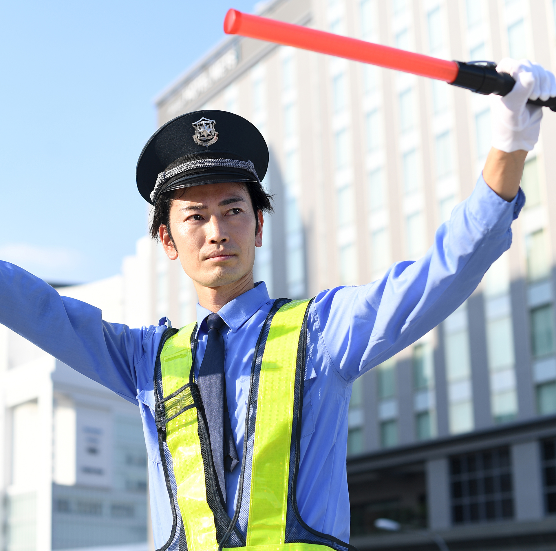 海青統合警備の仕事風景