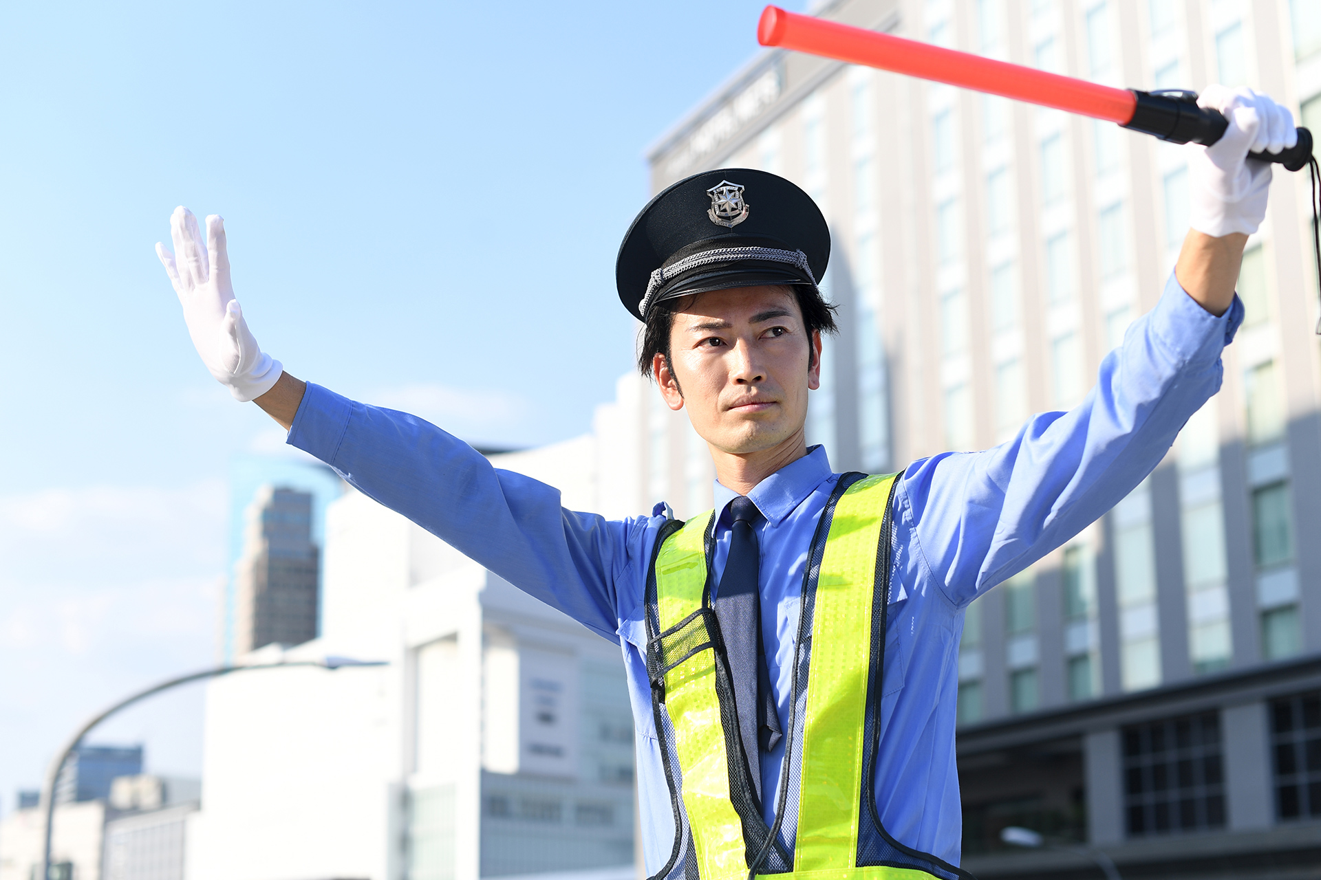 交通誘導警備のイメージ